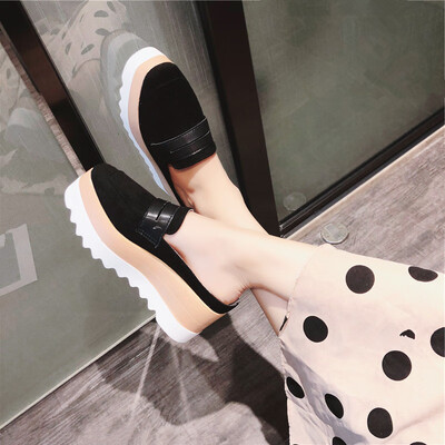 

Baotou slippers semi-trailer thick-soled muffin heel womens shoes frosted casual shoes outdoor womens shoes spring&summer