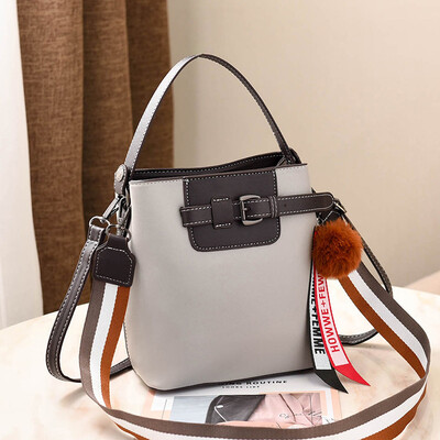 

New small bag female bag 2019 new wave Korean version of the wild lady shoulder Messenger bag broadband bucket bag