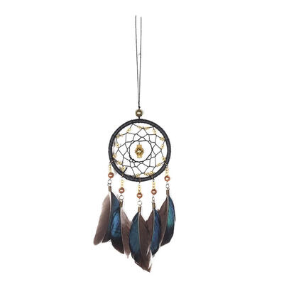 

Feathers Beads Pure Handmade Dream Catcher Door Wall Hanging Pendant Decor