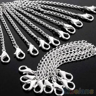 

20 Pcs Fashion Silver Plated Bracelet Necklace Extenders Chain Jewelry Findings