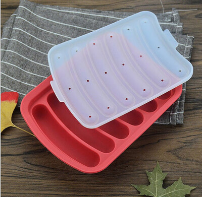 

New silicone sausage mold DIY cake mold creative baked hot dog food grade sausage rack