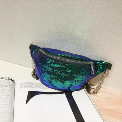 

Women Men Fanny Pack Purse One Shoulder Waist Chest Bag Hip Bag Punk Sports UK