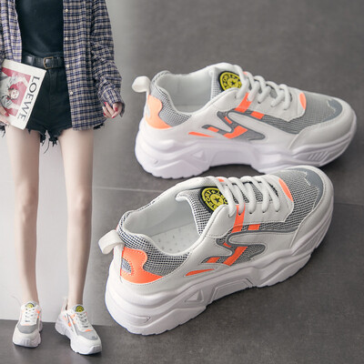 

Old shoes female autumn breathable new wild casual mesh platform sports shoes trendy 90607831