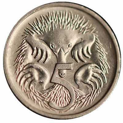 

20mm Short-beaked echidna Australia Coin Used Condition Random Year