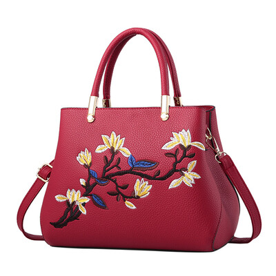 

Tailored Fashion Women Flower Pattern Crossbody Bag Shoulder Bag Handbag Totes Black