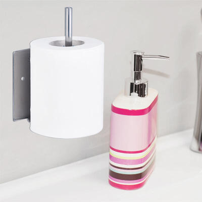 

Greensen Stainless Steel Tissue Roll Paper Holder Vertical Bathroom Toilet Shelf