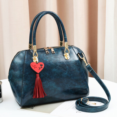 

Bag female autumn&winter womens bag trend fashion casual ladies retro handbag straight hair 425