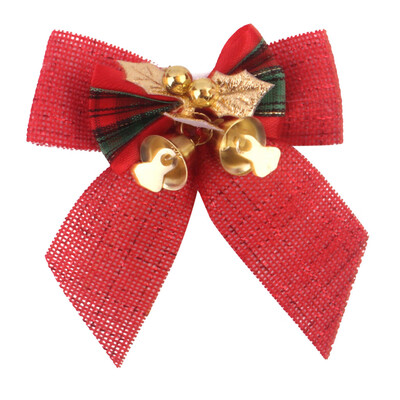 

Siaonvr Christmas Bow With Iron Bells Christmas Wreath With Christmas Tree Decorations