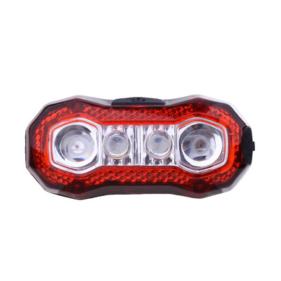 

5 Modes Bicycle Bike Cycling Rear Tail Alarm Safty Light LED Aluminium All