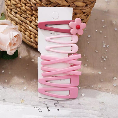 

7pcsset Hair Accessories For Women CuteFlower Decor Solid Color Hairpin Party Hedwear