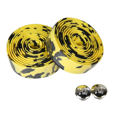 

2 X New Cycling Road Bike Sports Cork Handlebar Tape 2 Bar plug