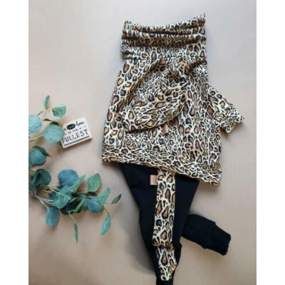 

UK Infant Baby Boy Girl Clothes Leopard Hooded Tops Long Pants Outfit Tracksuit