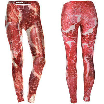 

Tailored Ladies Digital Five-Flower Meat Printing Fitness Running Tight Bottom Pants