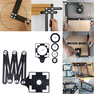 

〖Follure〗Aluminum Alloy Measuring localizer For Builder Craftsmen Handymen Template Tool