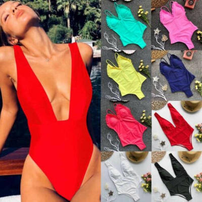 

Hot Womens One-Piece Swimsuit Bandage Bikini Push-up Padded Bra Bathing Swimwear