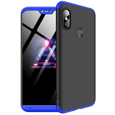 

MOONCASE Red rice 6 Pro three-section all-inclusive shield - black blue