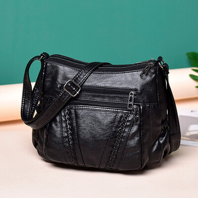 

Tailored Womens Fashion Messenger Bag Black Messenger Bag Shoulder Bag Casual Wild