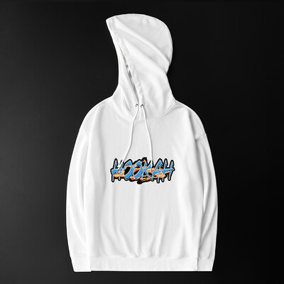 

Toponeto Mens New Fashion Autumn Winter Long Sleeved Tops Letter Casual Hooded Coat