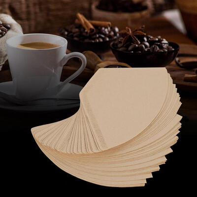 

Greensen 40PcsBag Unbleached Natural Cone-Shape Hand Drip Coffee Cup Filter Papers Coffee Filter PapersFilter Papers