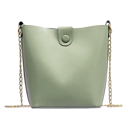 

Pure Color Letter Print Shoulder Handbags Women Chain Leather Crossbody Bag