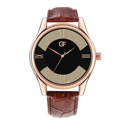 

Gobestart Hot Man Leather Watch Whatever Late Anyway Letter Watches New Pointer Glow