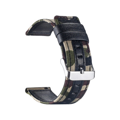 

〖Follure〗Luxury Canvas Leather Watch Band Wrist Strap For Apple Watch Series 4 40MM