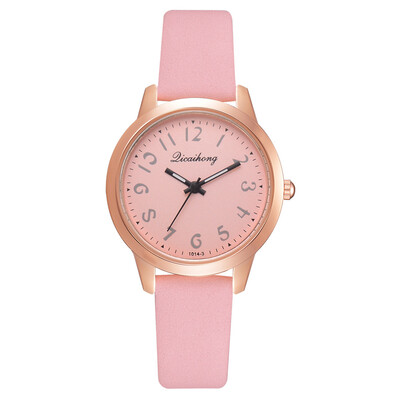 

Girls watch casual fashion high quality PU belt fashion watch