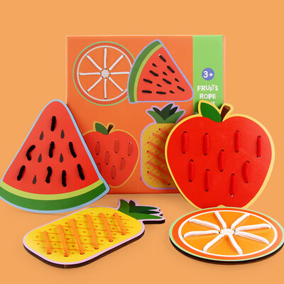 

Tailored Childrens Puzzle Threading Board Puzzle Series Animal Threading Board