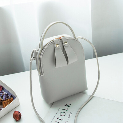 

Tailored Candy Color One Shoulder Small Backpack Messenger Bag Mobile Phone Bag Purse BK