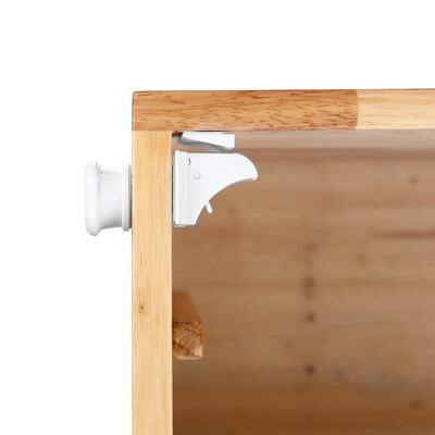 

Magnetic Baby Safety Lock for Cabinets Drawers Refrigerators No Drilling