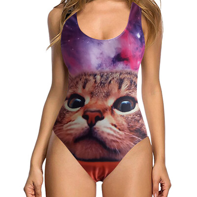 

Saidsome Women Sexy High Cut One Piece Swimsuit Funny Bathing Suit Monokini Swimwear