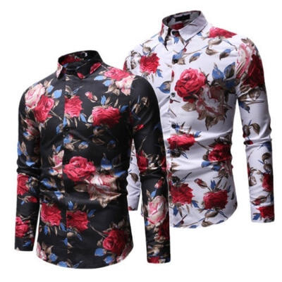 

Men Stylish Shirts Casual Formal Business Slim Fit Long Sleeve Luxury Shirt Tops