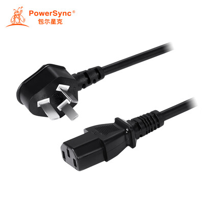 

Baoer Xingke computer host power cord display rice cooker electric kettle household appliances all kinds of power switch adapter straight head suffix black 1 m MPPD0010