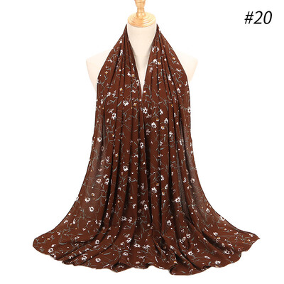 

New Muslim printed seersucker womens headscarf wholesale hot back to the national hood headscarf accessories