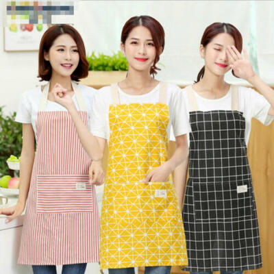 

Sleeveless Simple Adjustable Plain Apron with Front Pocket Butcher Chefs
