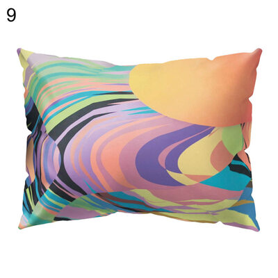

Multicolor Flower Lemon Note Pillow Case Sofa Bed Car Cafe Decor Cushion Cover