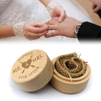 

Gobestart Ring Box Wedding Wooden Box Ring Storage Rings Organizer Wedding Party Accessory