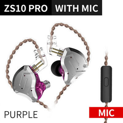 

KZ ZS10 Pro In-ear Sports Earphones 4BA1DD Noise Reducting Earphones