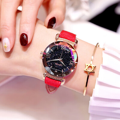 

Female Star Watch Fashion Waterproof Korean Edition Student Temperament Lady Atmospheric Quartz Watch