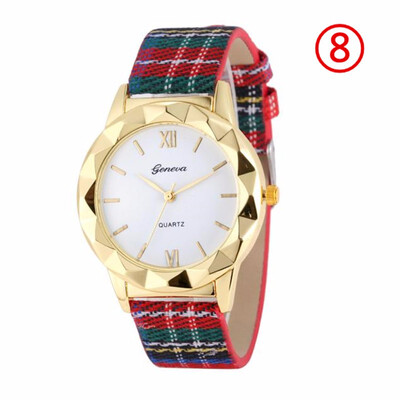 

Hot Selling Women Watches Geneva Irregular Dial Ladies Simple Quartz Wristwatch Featured Leather Strap Clock Relogio Feminino