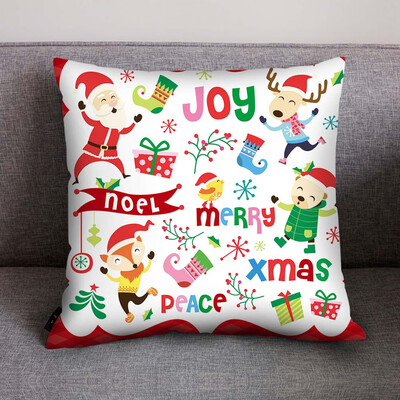 

Tailored Print Pillow Case Polyester Sofa Car Cushion Cover Home Decor