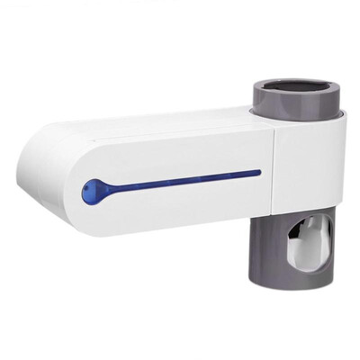 

2 in 1 UV Toothbrush Sterilizer Auto Toothpaste Dispenser Bathroom Holder