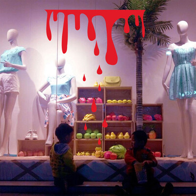 

〖Follure〗Bloody Floor Clings Halloween Vampire Zombie Party Decor Decals Stickers