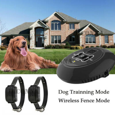 

Wireless Dog Fence No-Wire Pet Containment System Rechargeable & Waterproof UK