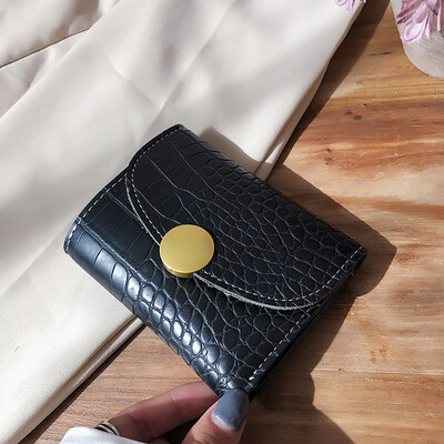 

Tailored Women Fashion Multi-Card Holder Wallet Crocodile Pattern Hasp Card Package