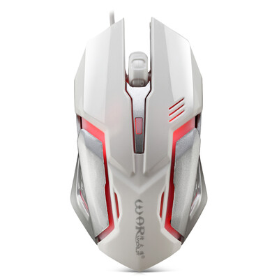 

Warwolf M - 02 Wired Gaming Mouse Adjustable DPI Colorful LED Light