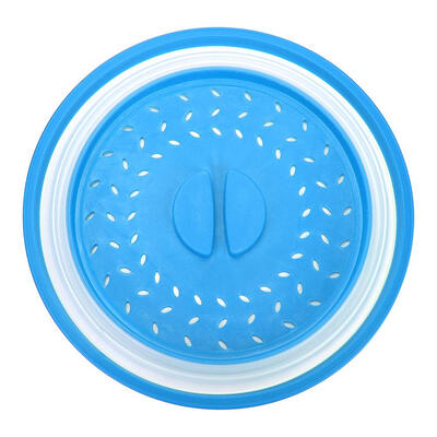 

Collapsible Microwave Cover Silicone Fruit Vegetables Colander Strainer Lid