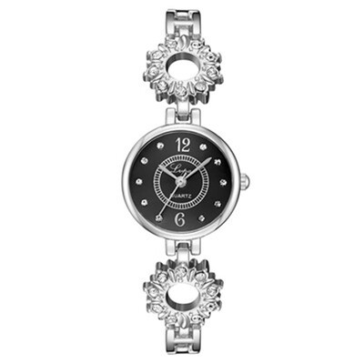 

New Fashion Watches Women Creative Hollow Bracelet Ladies Casual Dress Quartz Wristwatch With Rhinestone Clock Reloj Mujer