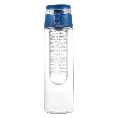 

800ML Sports Lemon Juice Flip Lid Fruit Infuser Infusing Water Bottle