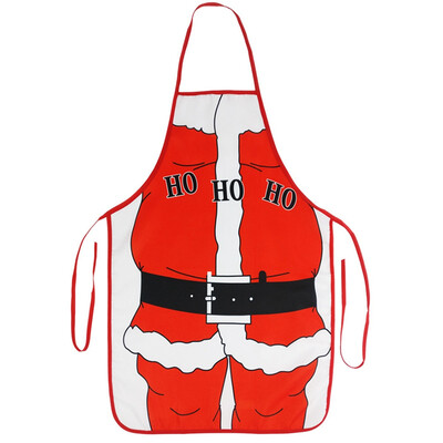 

Christmas Personality Apron Bar Restaurant Waiter Christmas Decoration Apron